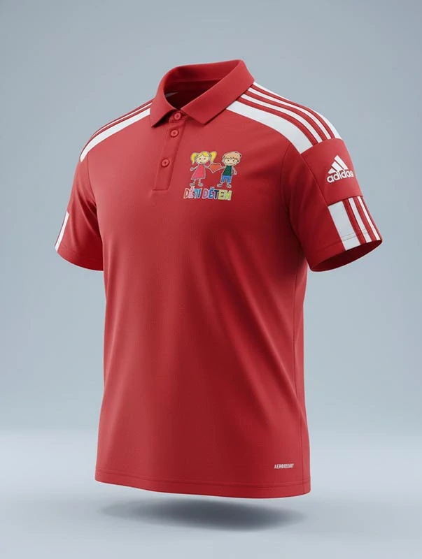 Červené triko Adidas