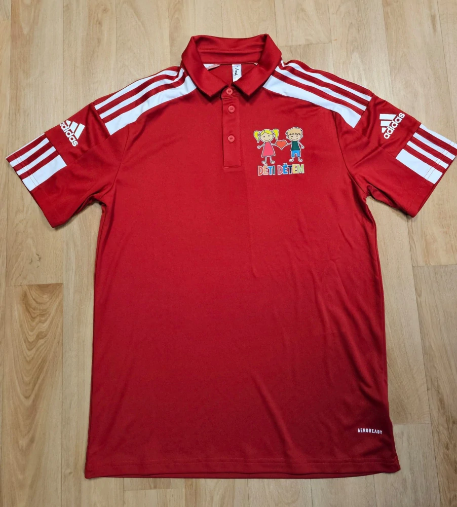 Červené triko Adidas