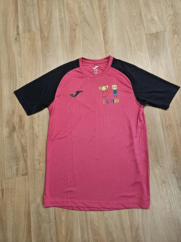 Růžovo černé triko Joma