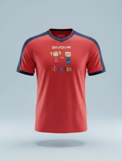 Červené triko Givova